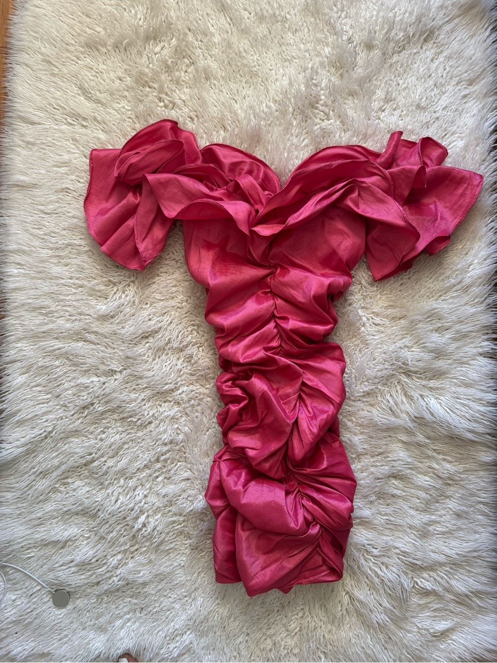 Oh Polly Hot Pink Party Dress